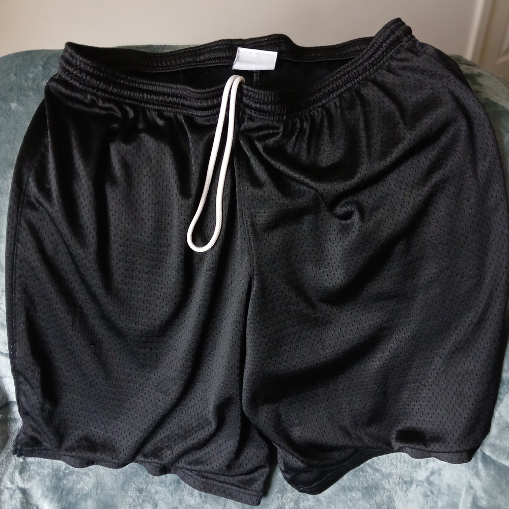 Champion Black Drawstring Shorts- L